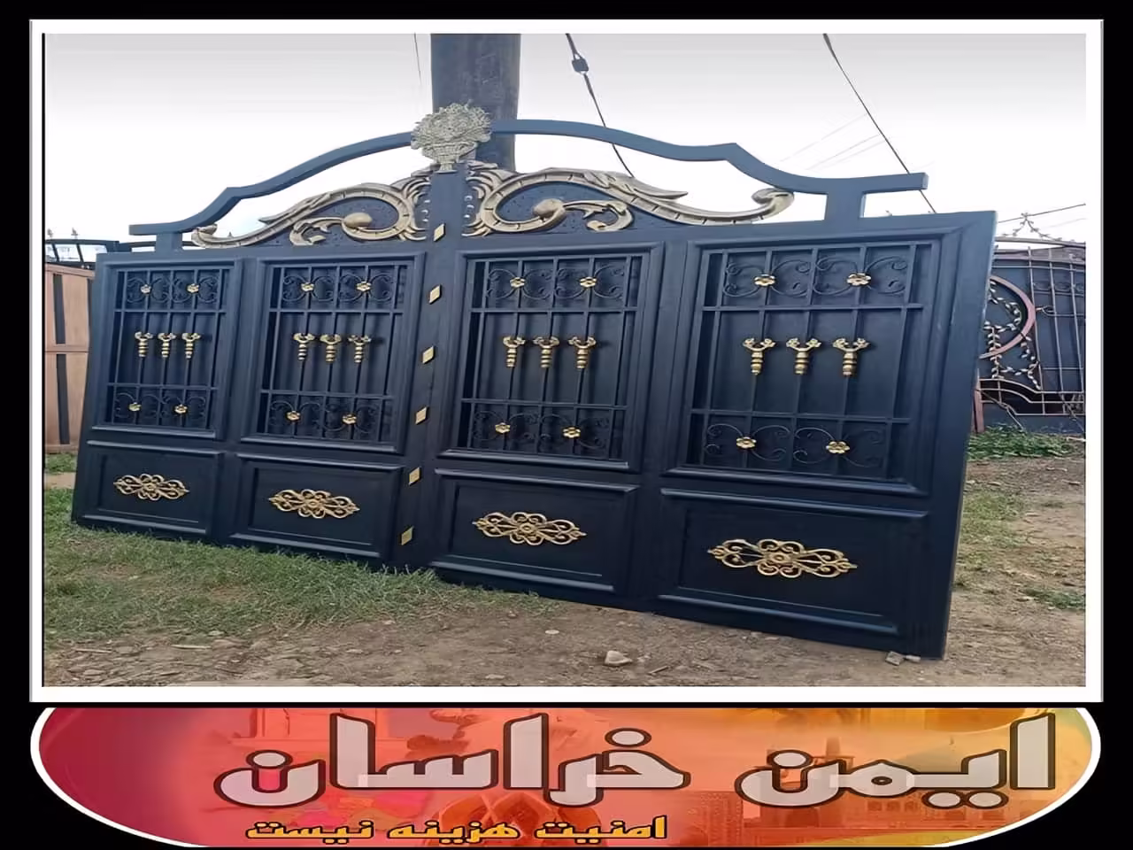 چگونه می توان درب فرفورژه با طرح خاص سفارش داد؟ مشهد