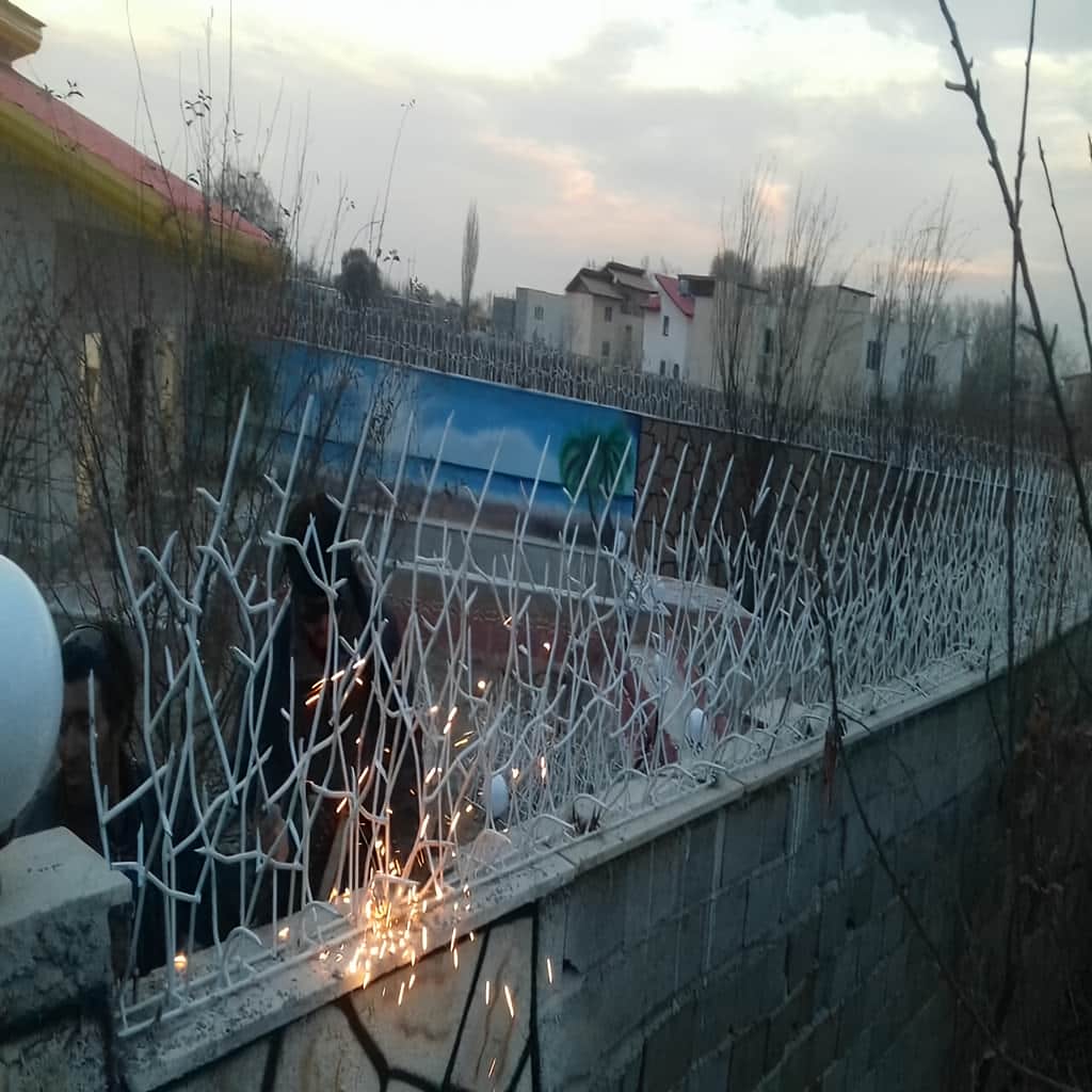 حفاظ شاخ گوزنی تراکم ۴۰ میلگرد ۱۰ کوره ای – 7 حفاظ شاخ گوزنی تراکم 40 در مشهد با رنگ الکترواستاتیک