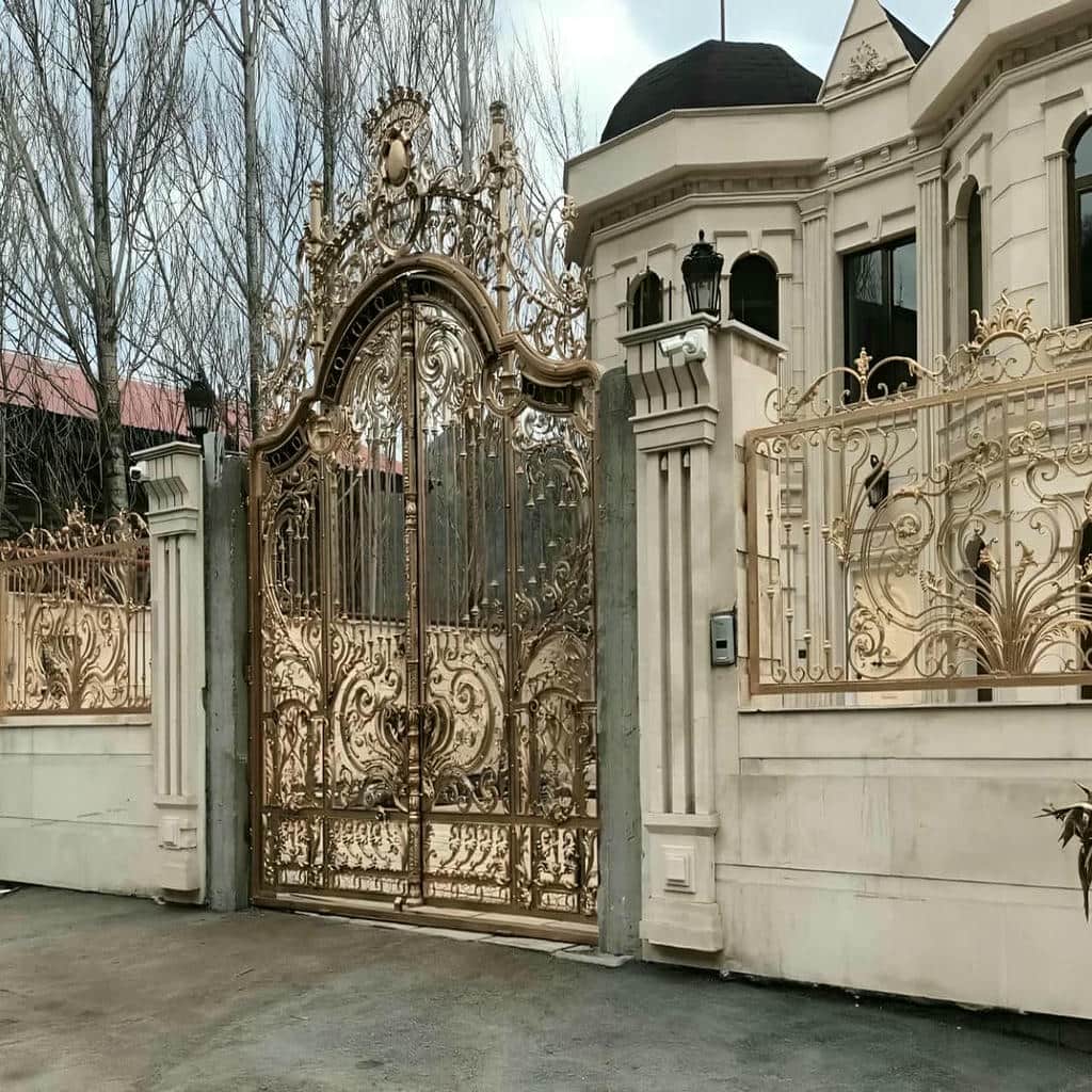 درب فلزی ورودی ویلا ضد سرقت در مشهد