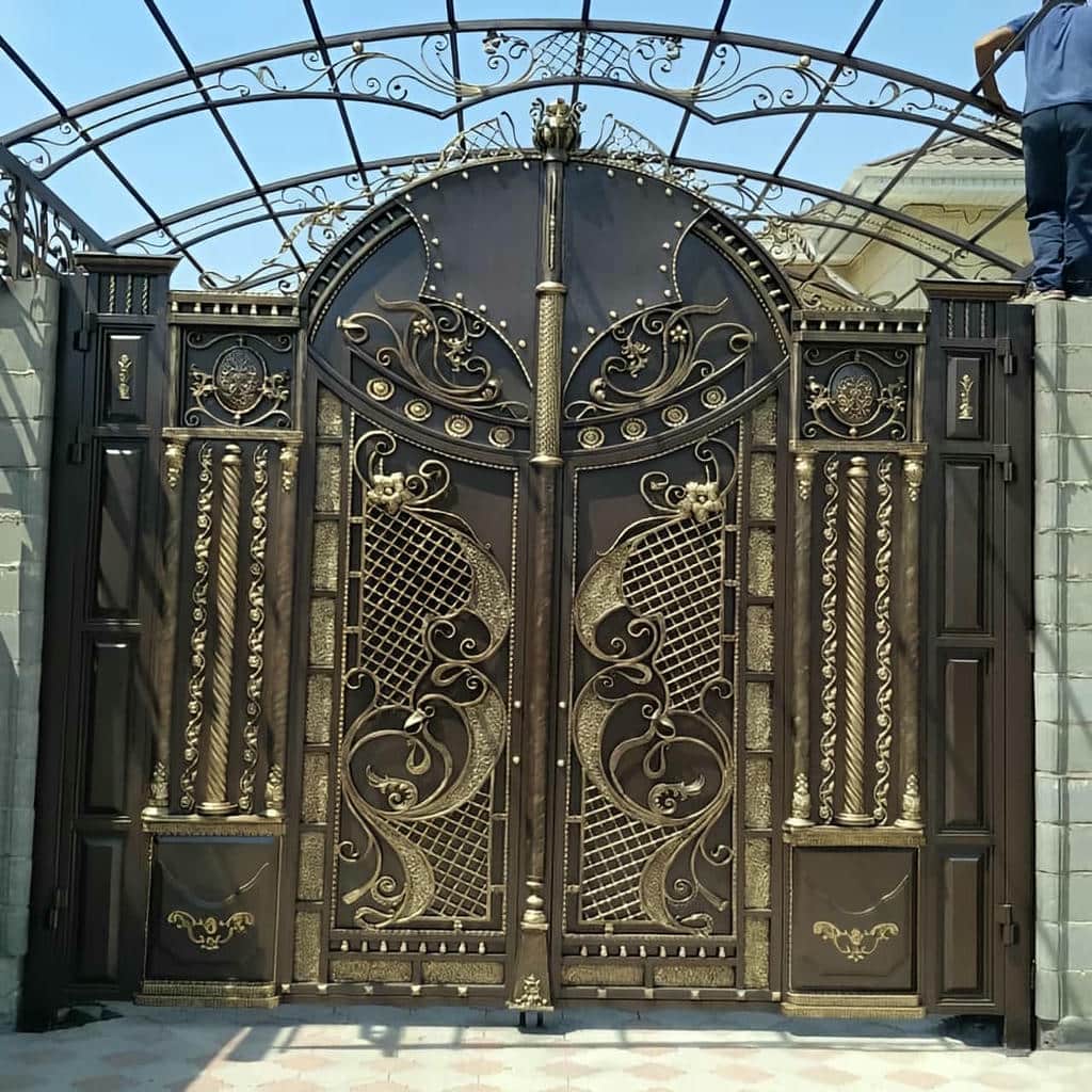 مشخصات درب حیاط ساده شیک در مشهد