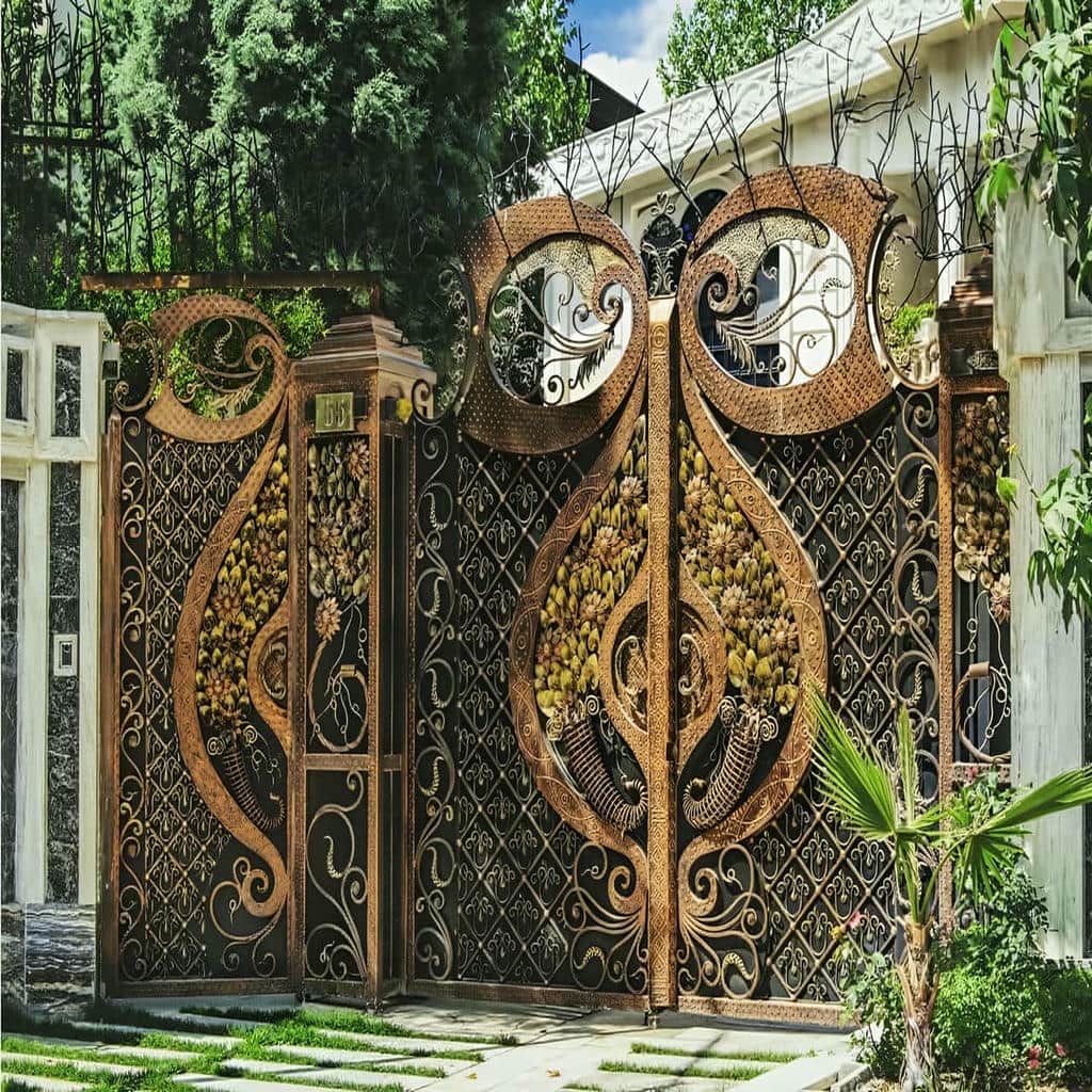 معرفی درب حیاط ساده شیک در مشهد