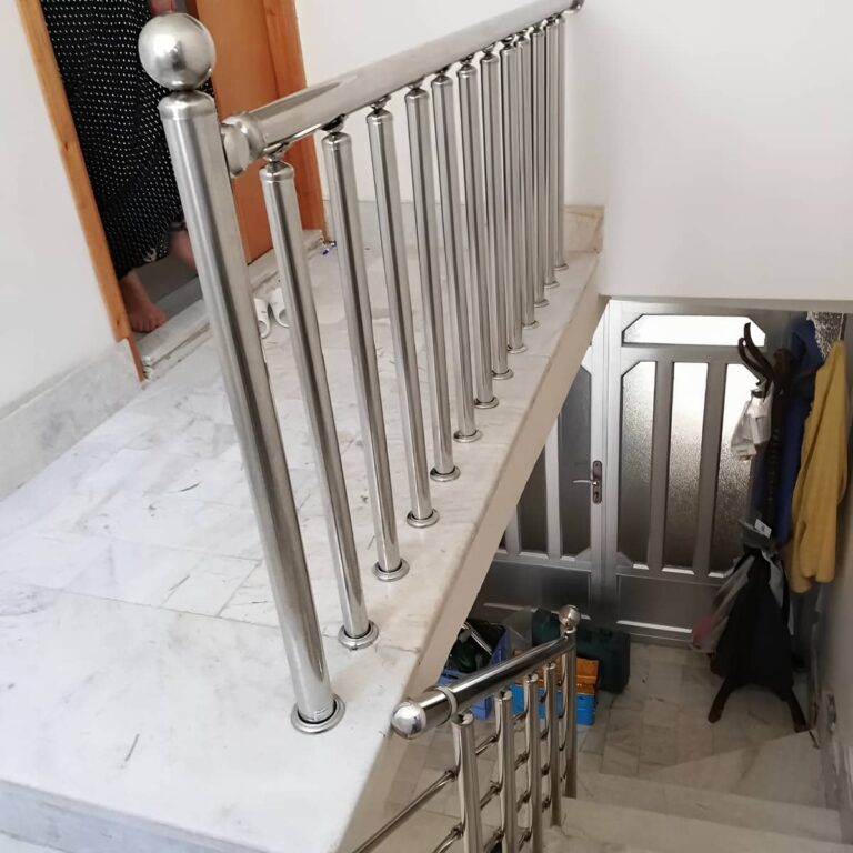 نرده استیل طلایی لوکس در مشهد