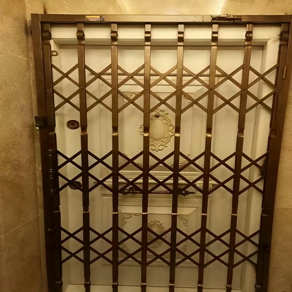 ساخت درب آکاردئونی طرح دار لوزی براساس ابعاد دهانه در مشهد