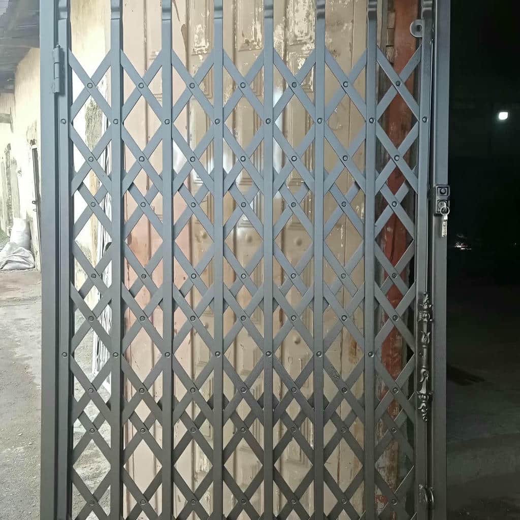ساخت حفاظ آکاردئونی لوزی تسمه پهن براساس ابعاد محل در مشهد