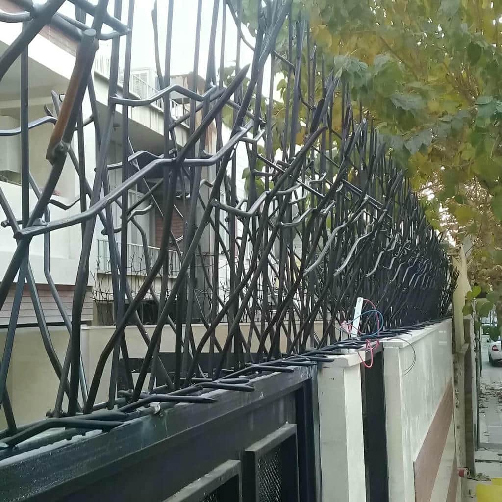 خرید حفاظ دیوار شاخ گوزنی میلگرد خمکاری در مشهد