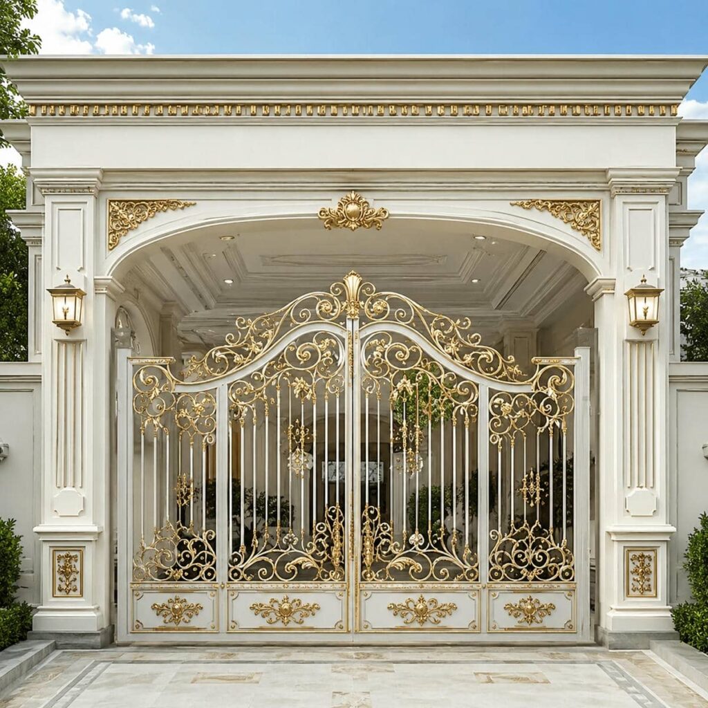 خرید درب حیاط ورودی جنوبی دو لنگه در مشهد