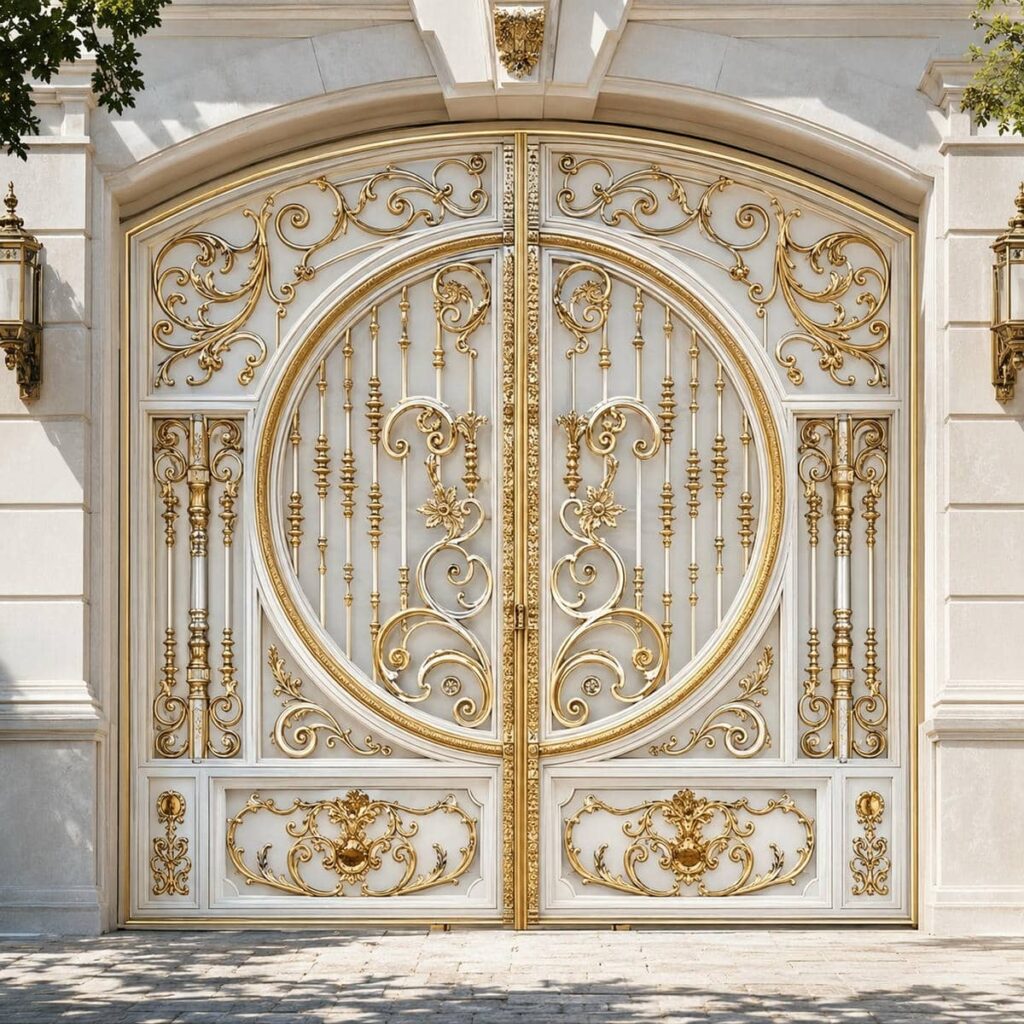 7 طرح درب حیاط ورق پانچ در مشهد