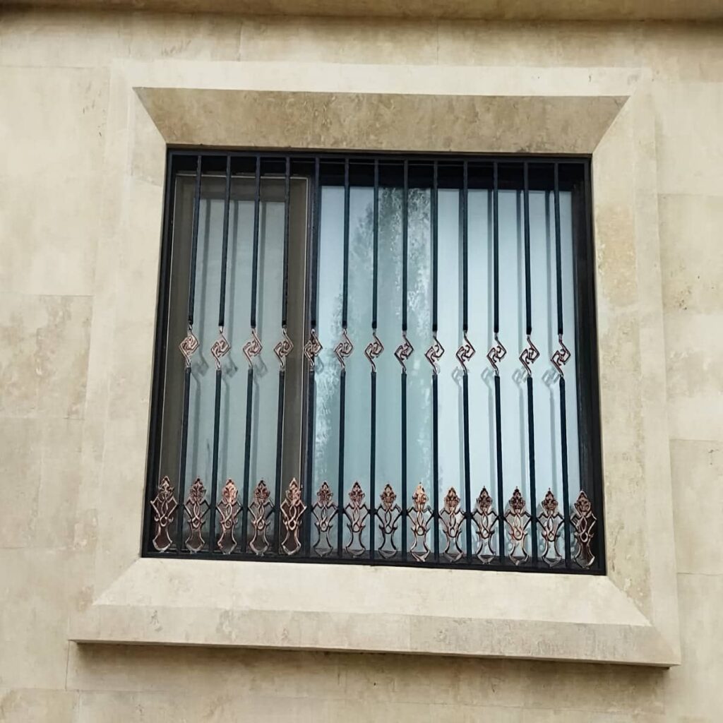 مدل قاب دوبل حفاظ پنجره شیک قاب دار برای پنجره عریض در مشهد