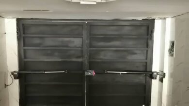 12 طرح درب برقی حیاط لولایی در مشهد