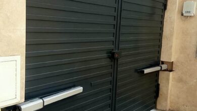 7 نمونه درب اتوماتیک ریلی حیاط در مشهد