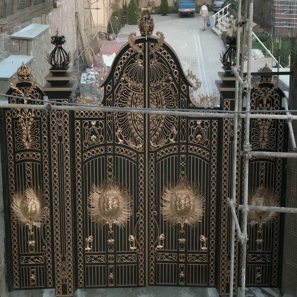قیمت درب آهنی ساده قاب دار سفارشی در مشهد