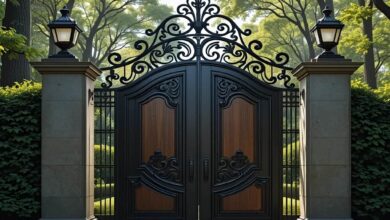 14 طرح درب پارکینگ ریلی ریل زمینی در مشهد