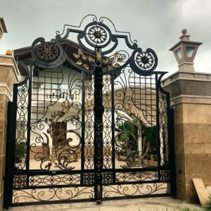 9 نمونه درب پارکینگ کشویی محوطه در مشهد