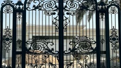9 مدل درب فلزی لاکچری نمای ویلا در مشهد