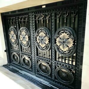 10 طرح درب حیاط نمای آجری در مشهد