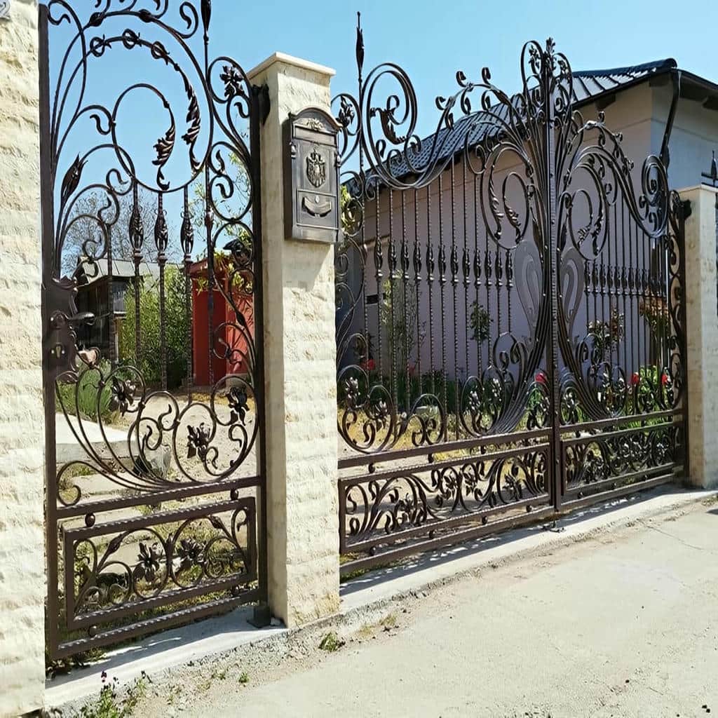 نصب درب پارکینگ ریلی ریل زمینی با مسیر تراز در مشهد