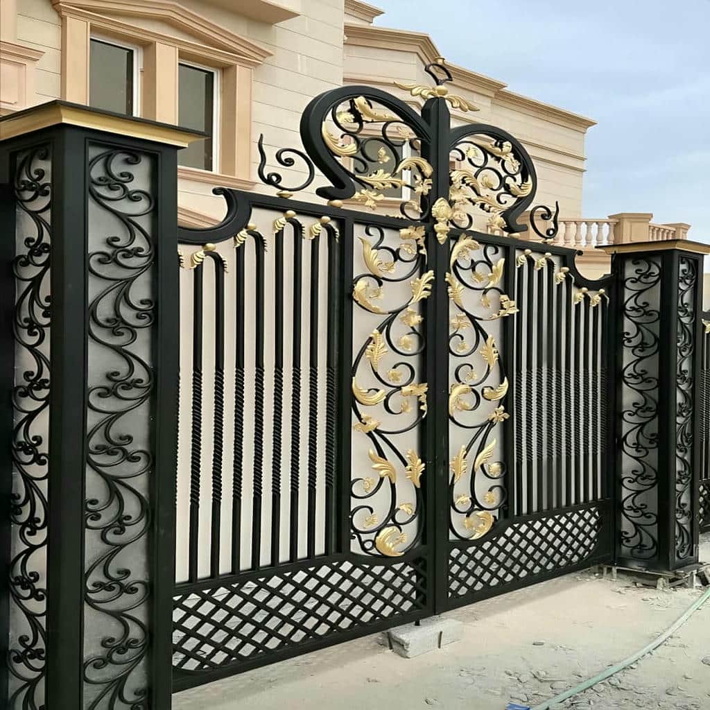 8 مدل درب باغی ویلایی فرفورژه در مشهد