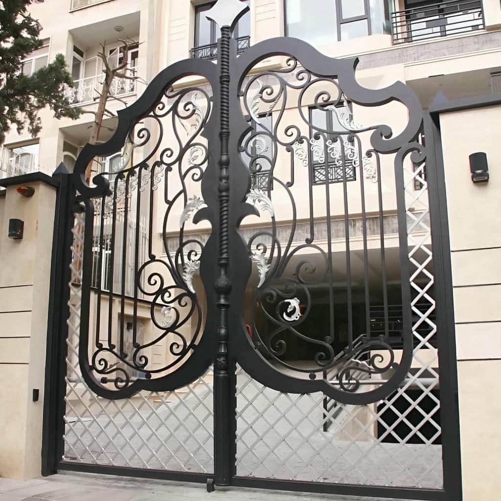 ساخت درب ویلایی آهنی ضد زنگ فرفورژه در مشهد