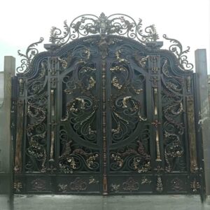12 مدل درب پارکینگ فلزی دو لنگه در مشهد