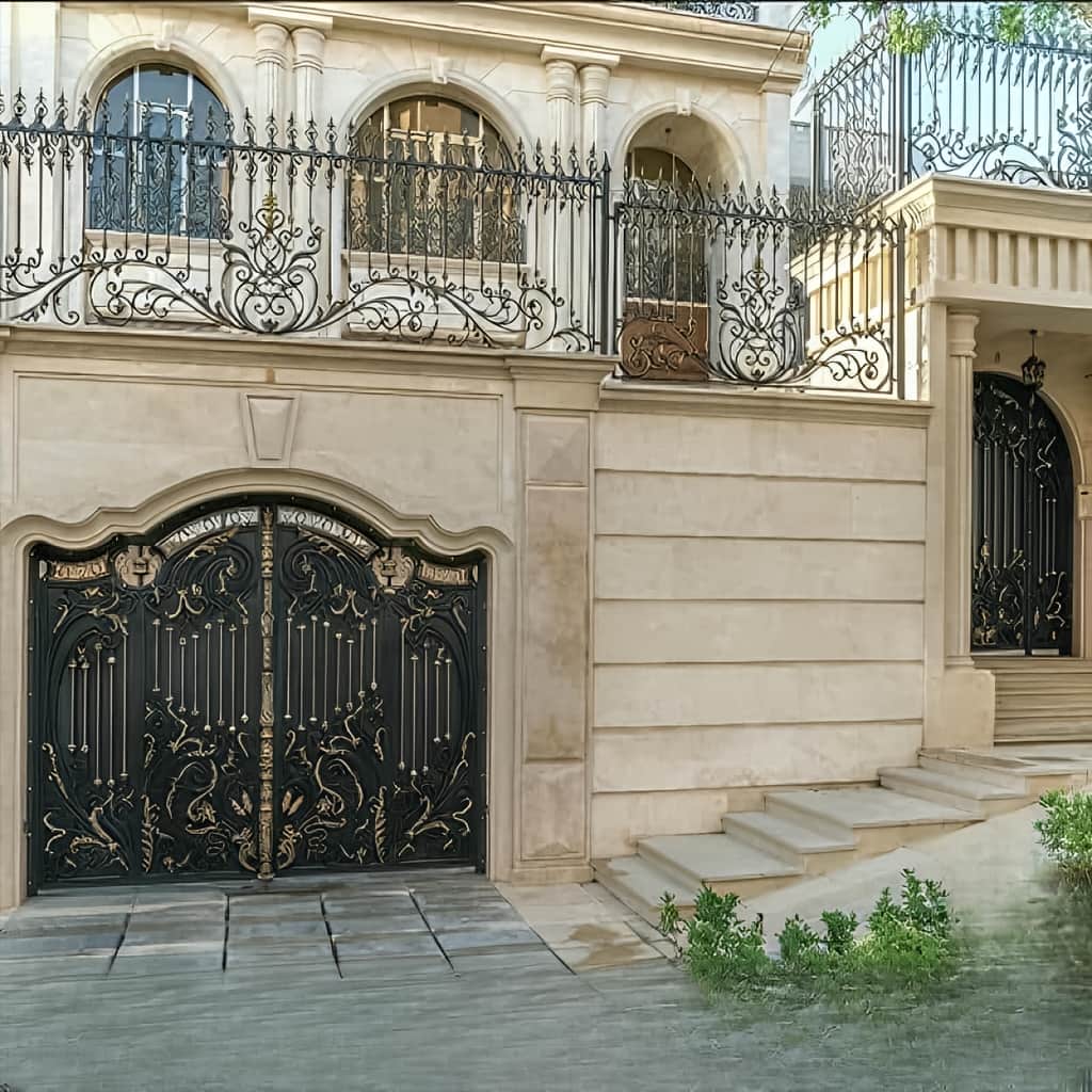 درب آهنی برش لیزری ورودی با پنل تمامپوش در مشهد درب آهنی برش لیزری ورودی با پنل تمامپوش در مشهد