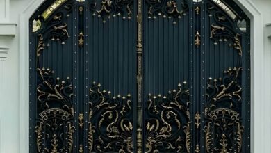 8 مدل درب حیاط ورودی جنوبی در مشهد