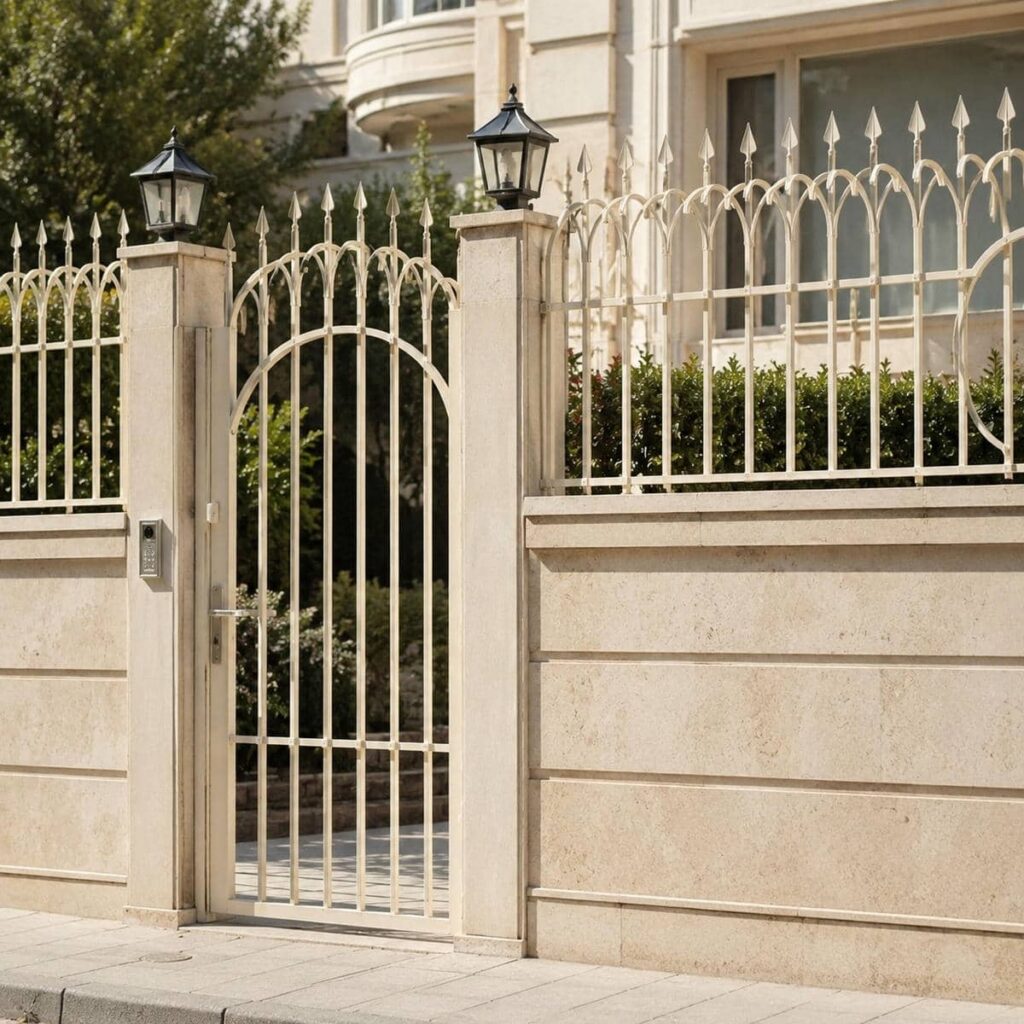 حفاظ روی دیوار باغ با تراکم متعادل برای محوطه در مشهد