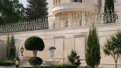 8 مدل حفاظ روی دیوار حیاط مسکونی در مشهد