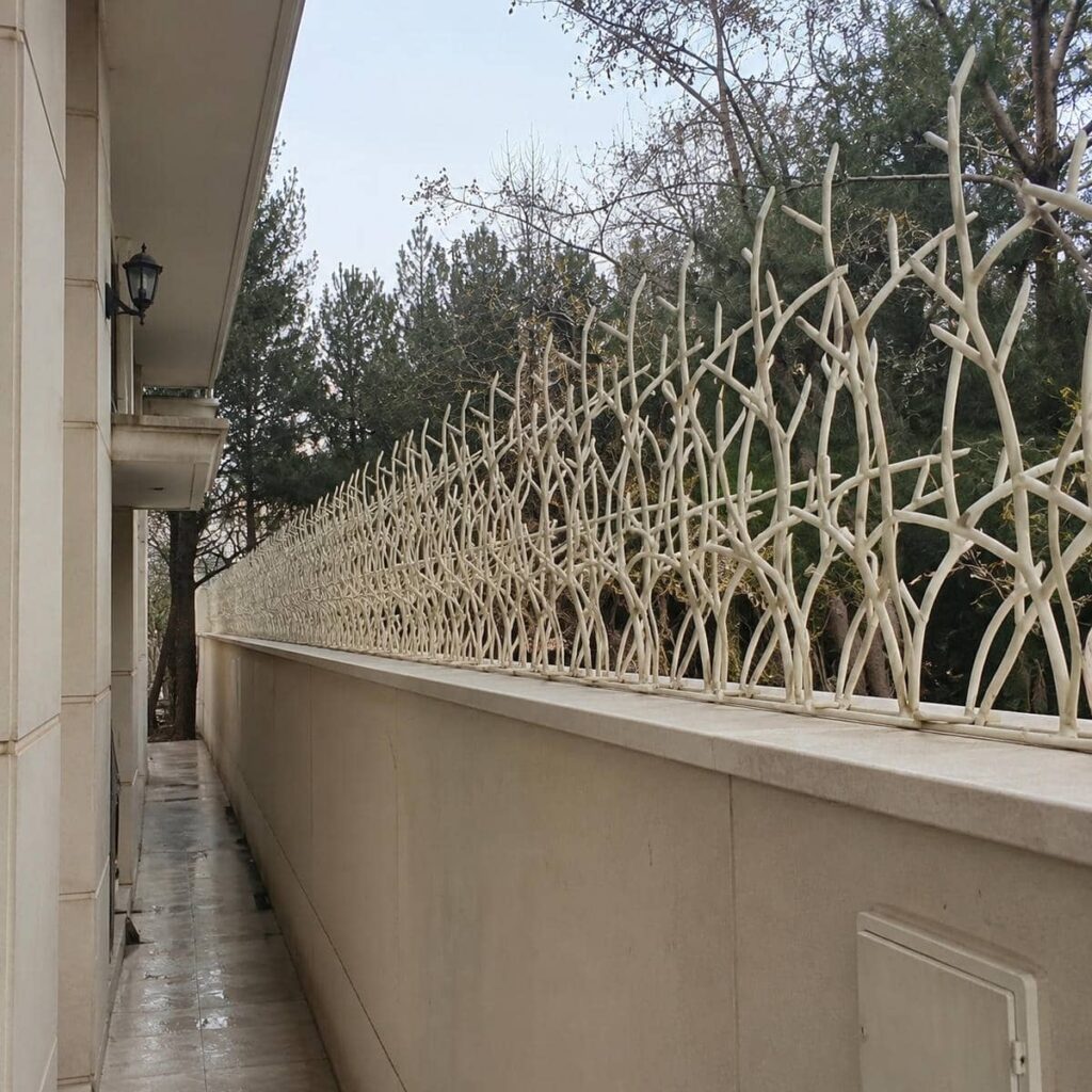 خرید حفاظ دیوار آهنی رنگ کوره متناسب با پروژه در مشهد