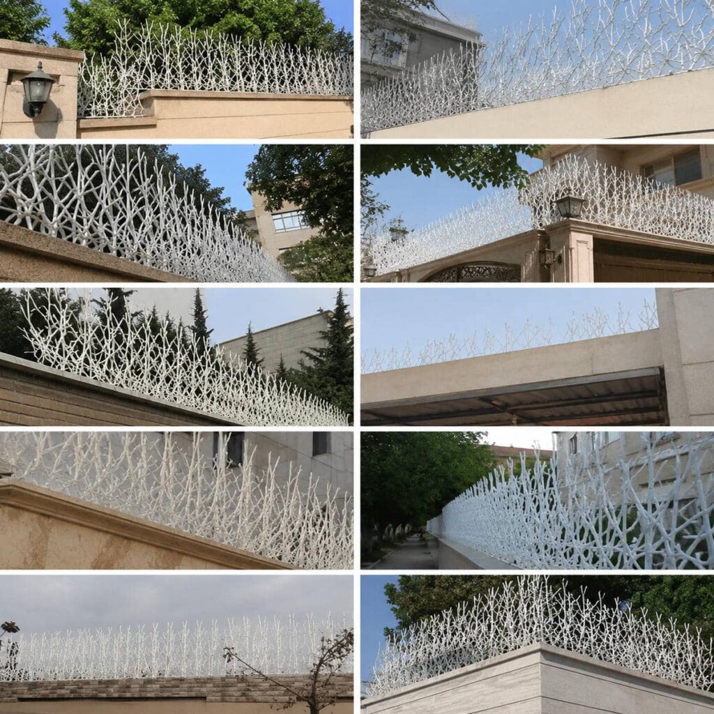 سفارش نرده حفاظ دیوار ساده با متریال انتخابی در مشهد