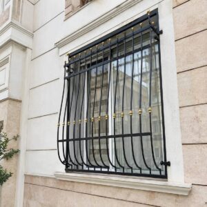 7 طرح حفاظ پنجره مشکی طلایی نما در مشهد
