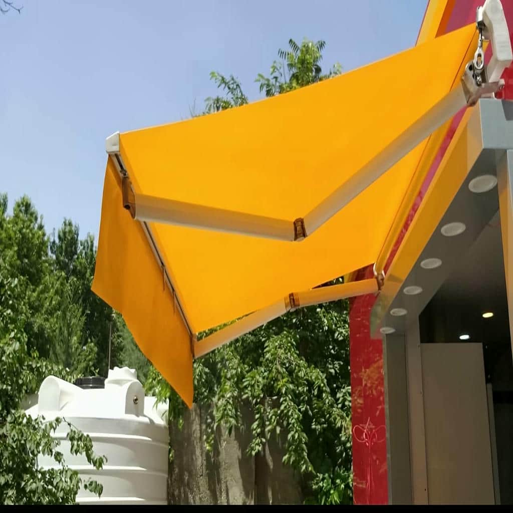 سایبان اتوماتیک بازویی مقاوم در باد مشهد