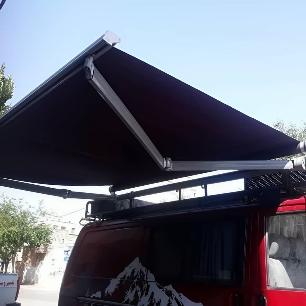 چادر برقی بازویی نصب شده در مشهد