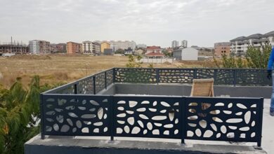 نرده دوبلکس لوکس با طراحی سفارشی مشهد