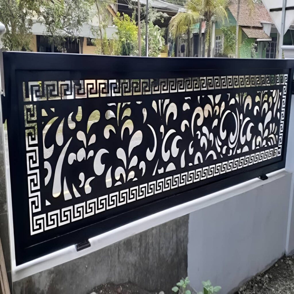 نرده راه پله ساده برای ساختمان مسکونی