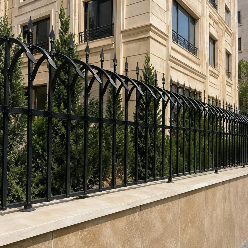 گارد امنیتی دیوار با جوشکاری منظم