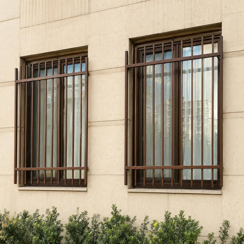 حفاظ پنجره پروفیلی با طراحی ساده